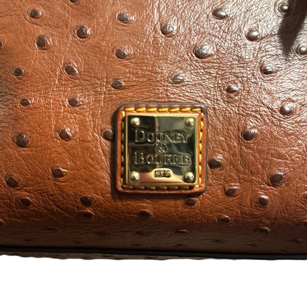 DOONEY & BOURKE Ostrich hobo bag with matching wallet - Picture 4 of 14